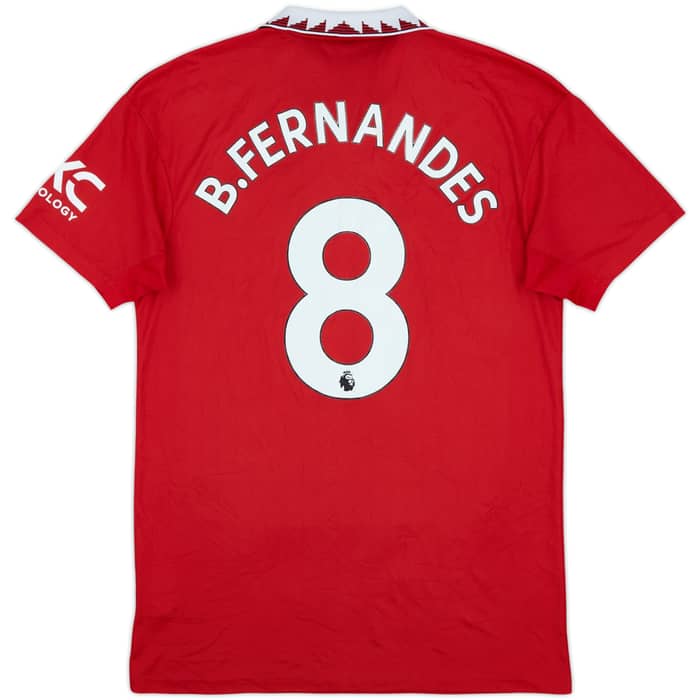 2022-23 Manchester United Home Shirt B.Fernandes #8 - 6/10 - (M)