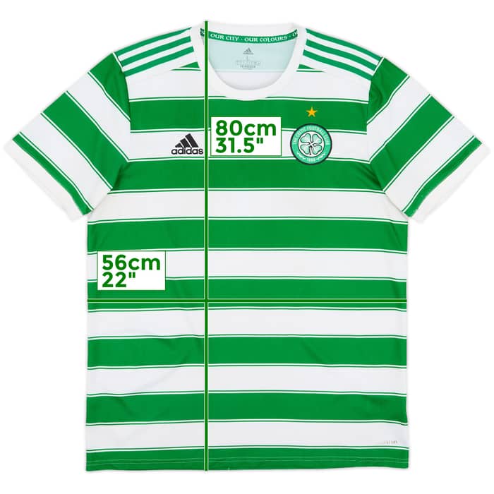2021-22 Celtic Home Shirt - 6/10 - (L)