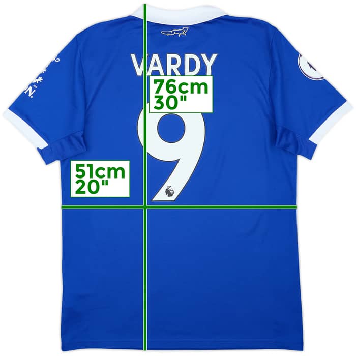 2022-23 Leicester Home Shirt Vardy #9 - 10/10 - (M)