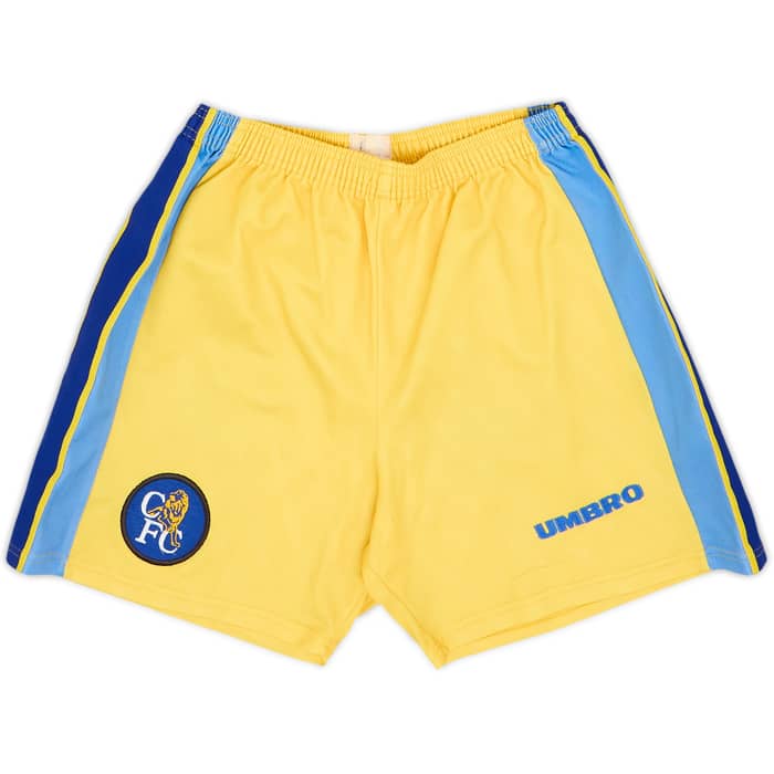 1996-97 Chelsea Away Shirt & Shorts - 8/10 - (Y)