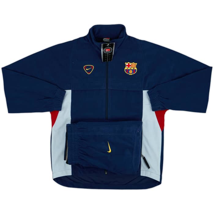 2000-01 Barcelona Nike Tracksuit (L.Boys)