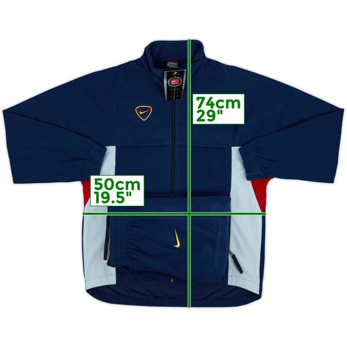 2000-01 Barcelona Nike Tracksuit (L.Boys)