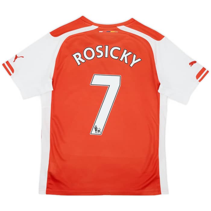 2014-15 Arsenal Home Shirt Rosicky #7 - 8/10 - (S)