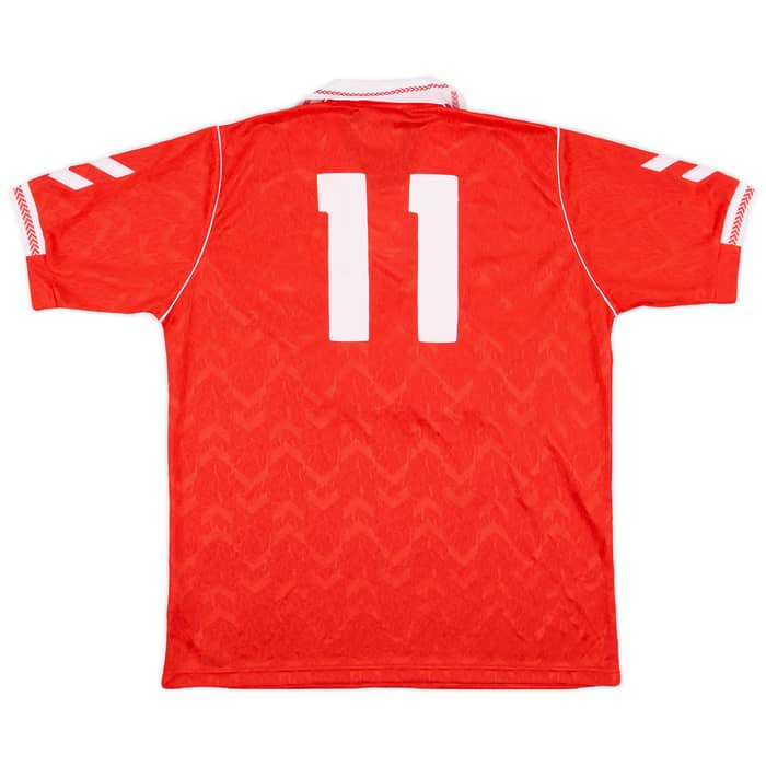 1992-93 Benfica Match Issue Home Shirt #11 (Isaías)