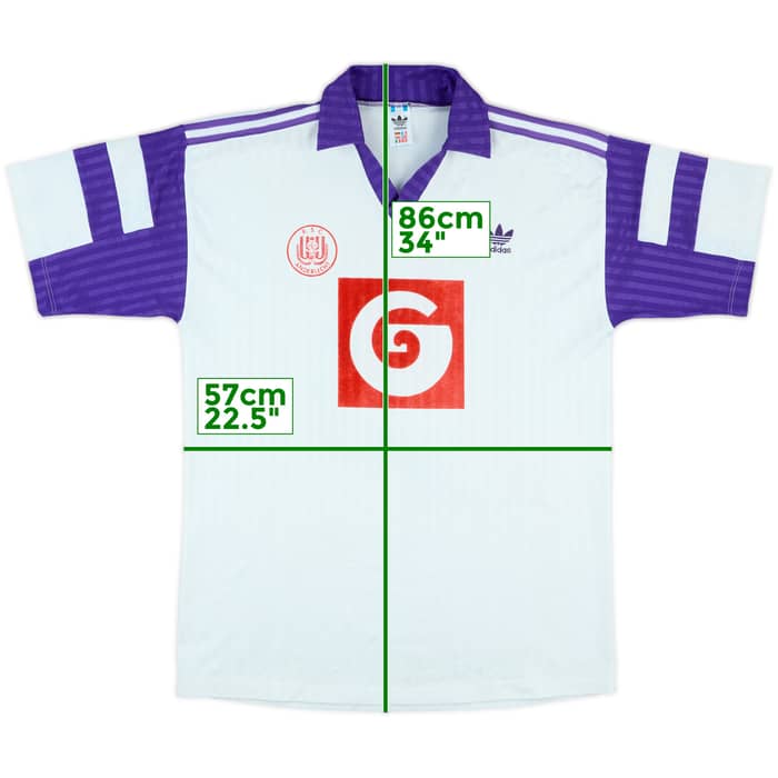 1990-91 Anderlecht Match Issue Home Shirt #6