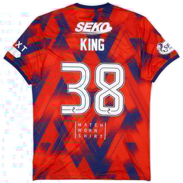 2023-24 Rangers Match Issue Fourth Shirt King #38