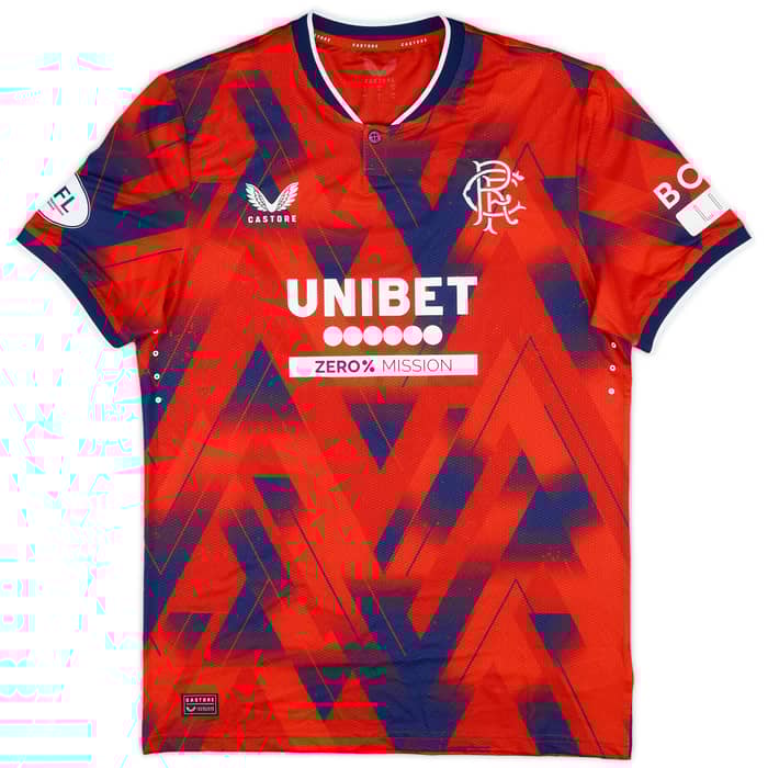2023-24 Rangers Match Issue Fourth Shirt King #38