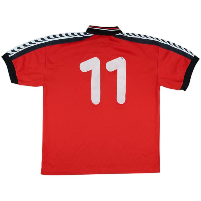 1996-98 Albania Match Issue Home Shirt #11