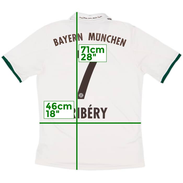 2013-14 Bayern Munich Away Shirt Ribery #7 - 8/10 - (XL.Boys)