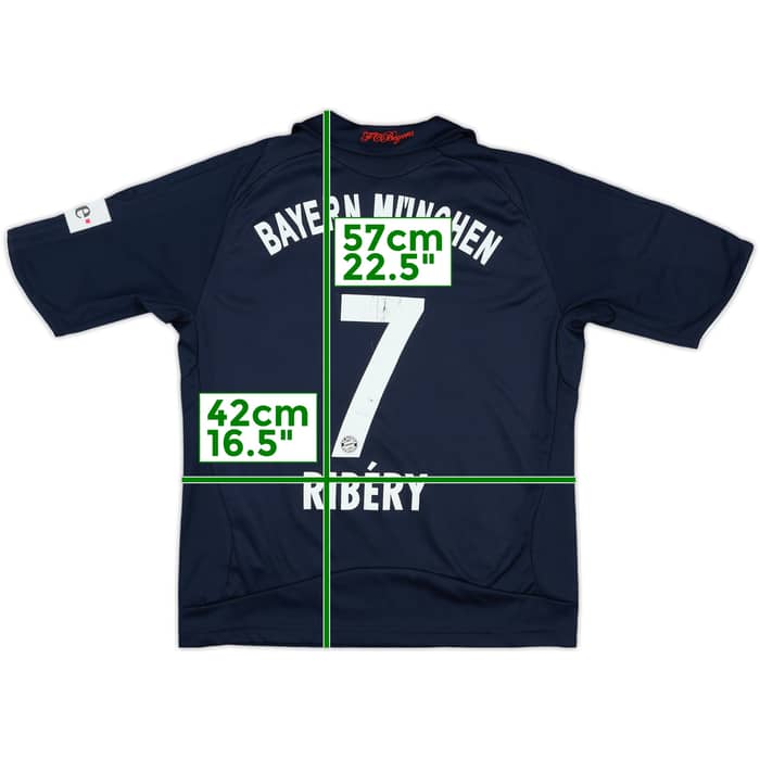 2008-09 Bayern Munich Away Shirt Ribery #7 - 7/10 - (S.Boys)