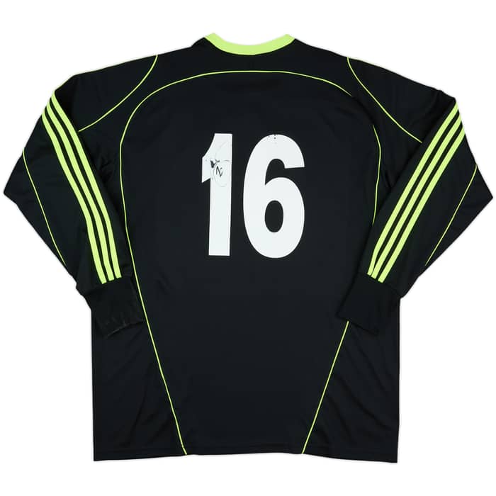 2007-08 Shakhtar Donetsk Match Issue Signed GK Shirt #16