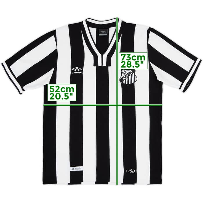 2004 Santos Umbro Retro 1980s Training Shirt - 8/10 - (L)