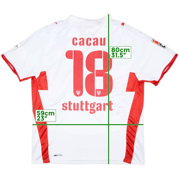 2008-09 Stuttgart Home Shirt Cacau #18 - 5/10 - (XL)