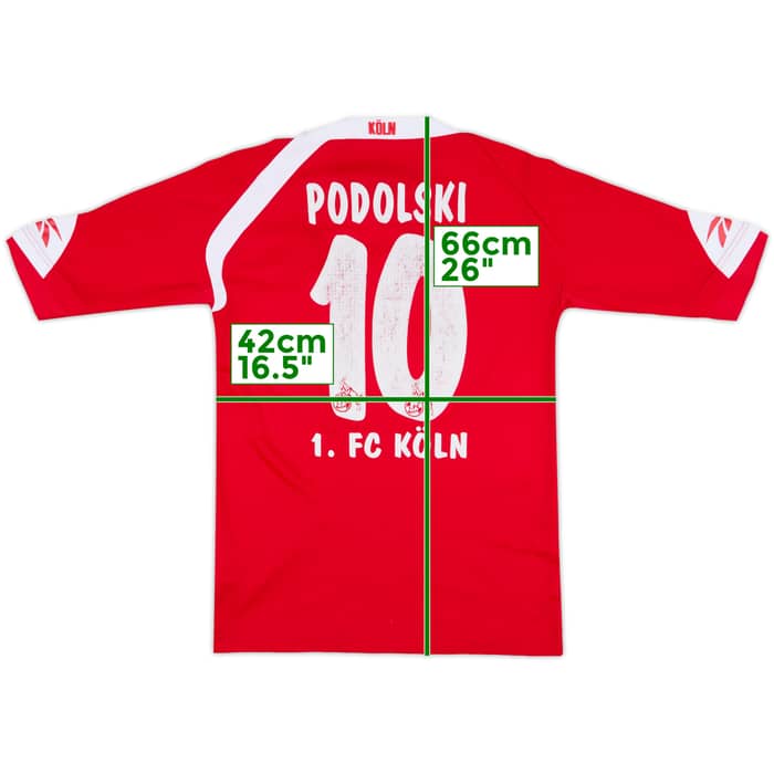 2009-10 FC Koln Home Shirt Podolski #10 - 5/10 - (M)