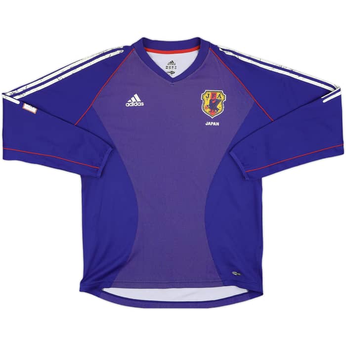 2002-04 Japan Player Issue Home L/S Shirt - 5/10 - (XL)