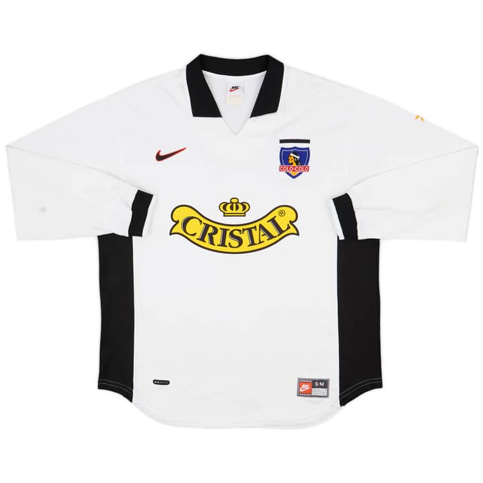 1998-99 Colo Colo Home L/S Shirt - 8/10 - (S/M)