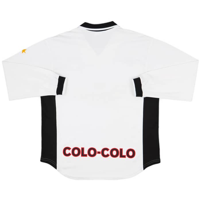 1998-99 Colo Colo Home L/S Shirt - 8/10 - (S/M)