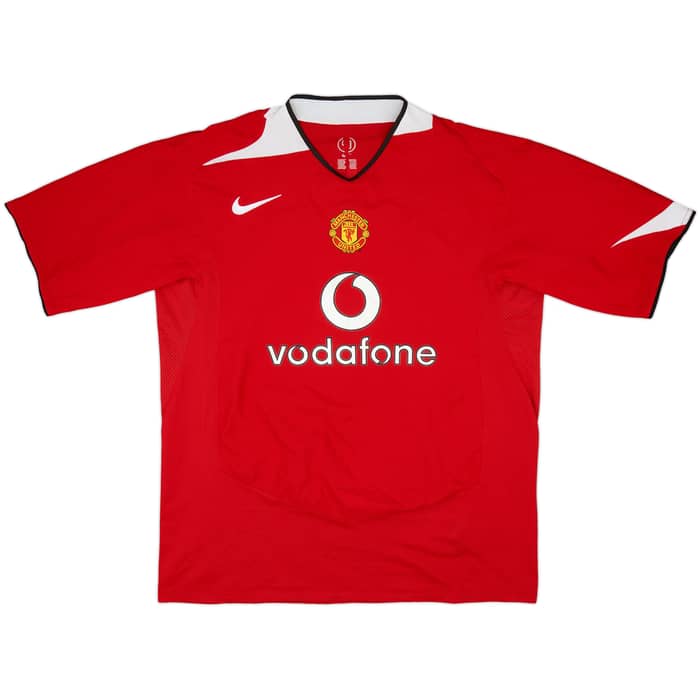 2004-06 Manchester United Home Shirt Keano #16 - 7/10 - (XL)