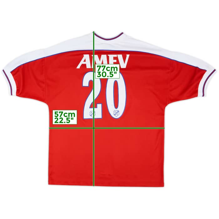 1999-00 Utrecht Match Issue Home Shirt #20