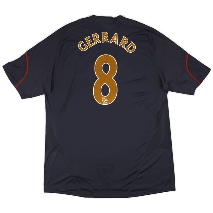 2009-10 Liverpool Away Shirt Gerrard #8 - 7/10 - (3XL)
