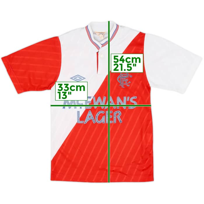 1987-90 Rangers Away Shirt - 5/10 - (S.Boys)