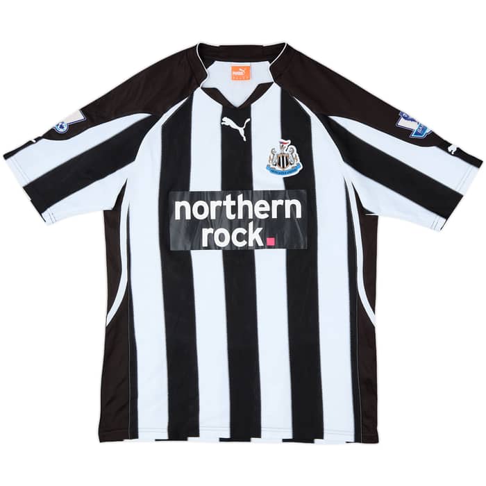 2010-11 Newcastle Home Shirt Jose Enrique #3 - 7/10 - (M)