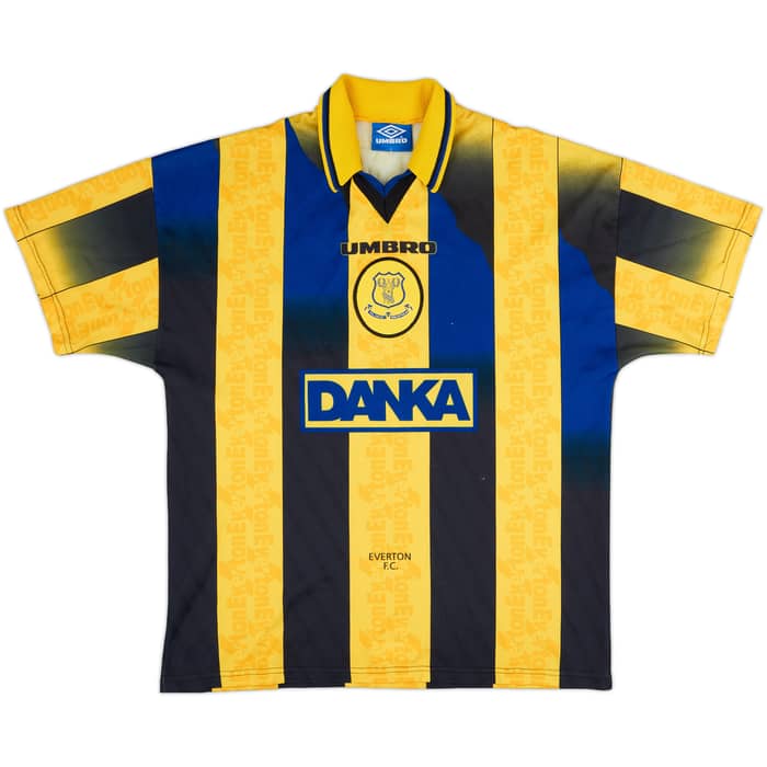 1996-98 Everton Away Shirt Barmby #12 - 5/10 - (L)