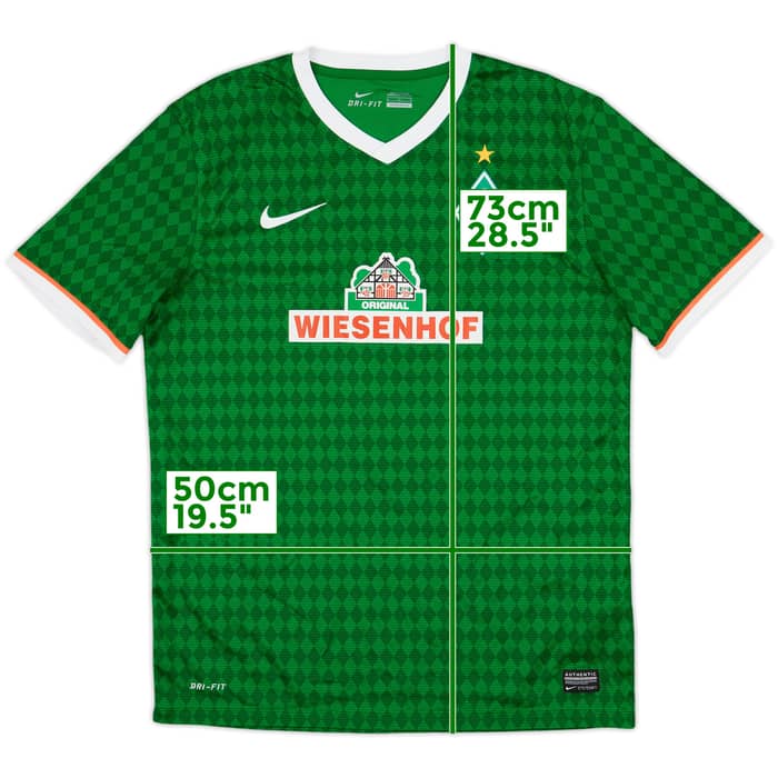 2013-14 Werder Bremen Home Shirt - 9/10 - (M)