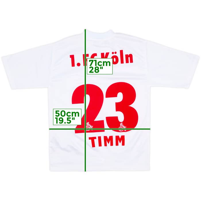 2000-01 FC Koln Home Shirt Timm #23 - 5/10 - (S)