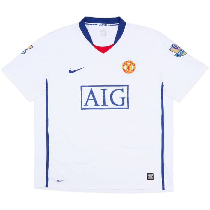 2008-10 Manchester United Away Shirt Berbatov #9 - 8/10 - (XL)