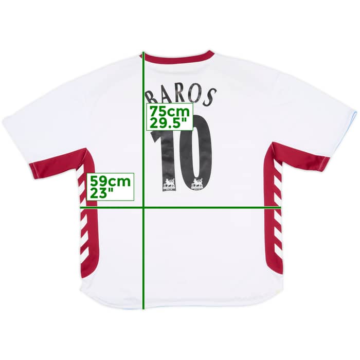 2006-07 Aston Villa Away Shirt Baros #10 - 5/10 - (XXL)