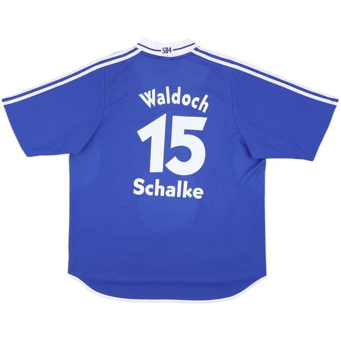 2000-01 Schalke Home Shirt Waldoch #15 - 7/10 - (XXL)