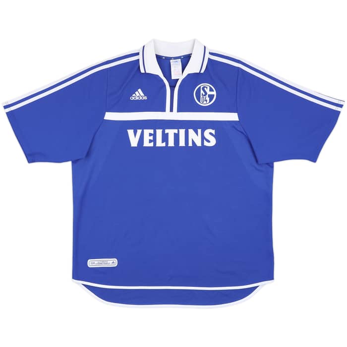 2000-01 Schalke Home Shirt Waldoch #15 - 7/10 - (XXL)