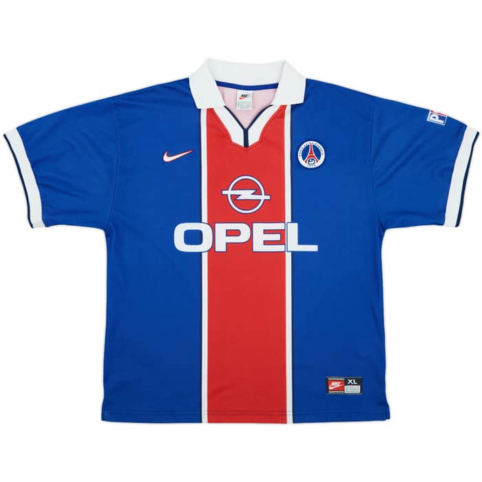 1997-98 Paris Saint-Germain Home Shirt #9 - 6/10 - (XL)