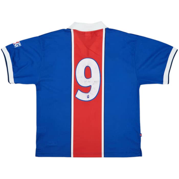 1997-98 Paris Saint-Germain Home Shirt #9 - 6/10 - (XL)