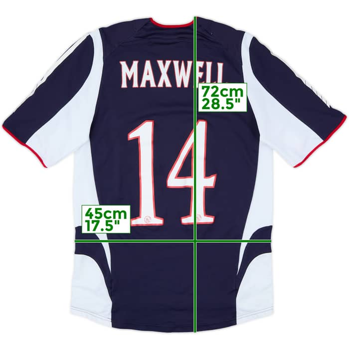 2005-07 Ajax Away Shirt Maxwell #14 - 6/10 - (S)