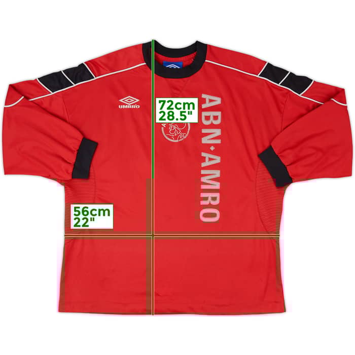 1999-00 Ajax Umbro Training L/S Shirt - 5/10 - (XL)