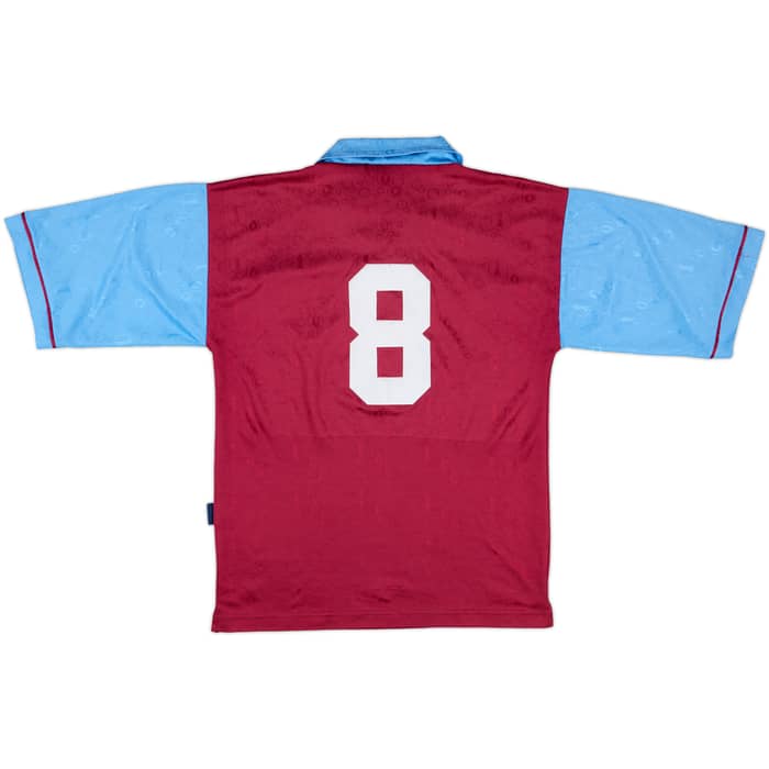 1995-97 West Ham Centenary Home Shirt #8 - 7/10 - (S)