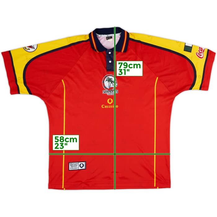 1997-00 Serpientes de Cancun Home Shirt - 8/10 - (XL)