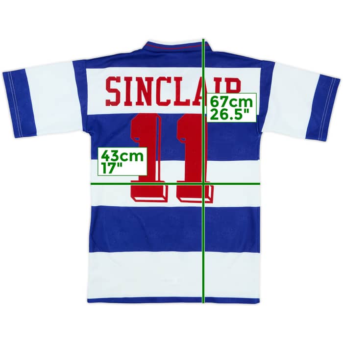 1994-95 QPR Home Shirt Sinclair #11 - 8/10 - (L.Boys)