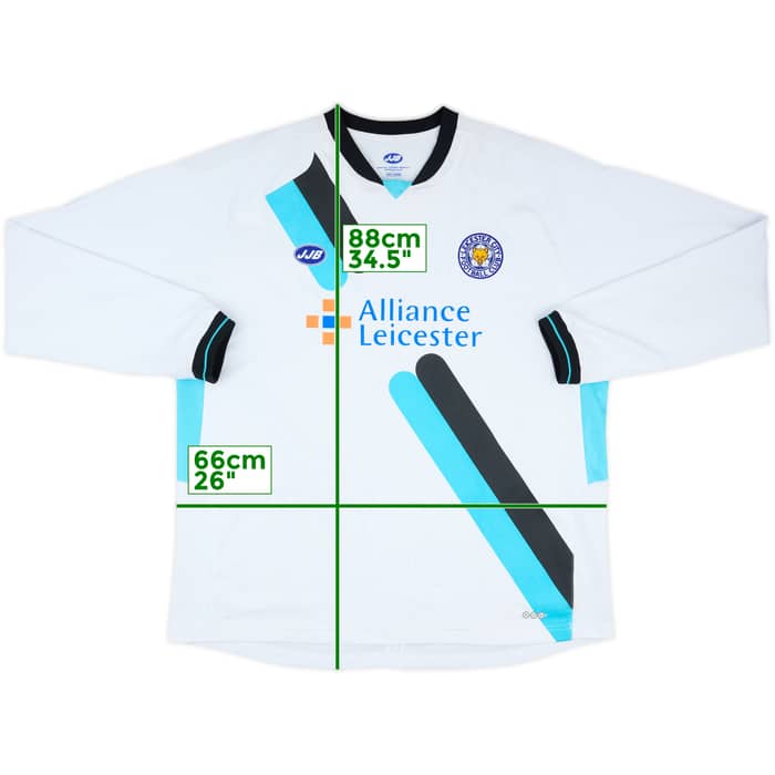 2005-07 Leicester Away L/S Shirt - 8/10 - (3XL)