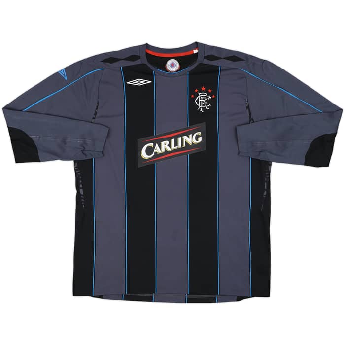 2007-08 Rangers Third L/S Shirt Darcheville #19 - 7/10 - (XXL)