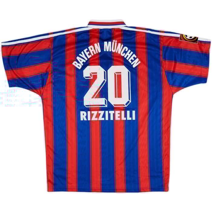 1995-97 Bayern Munich Home Shirt Rizzitelli #20 - 8/10 - (L)