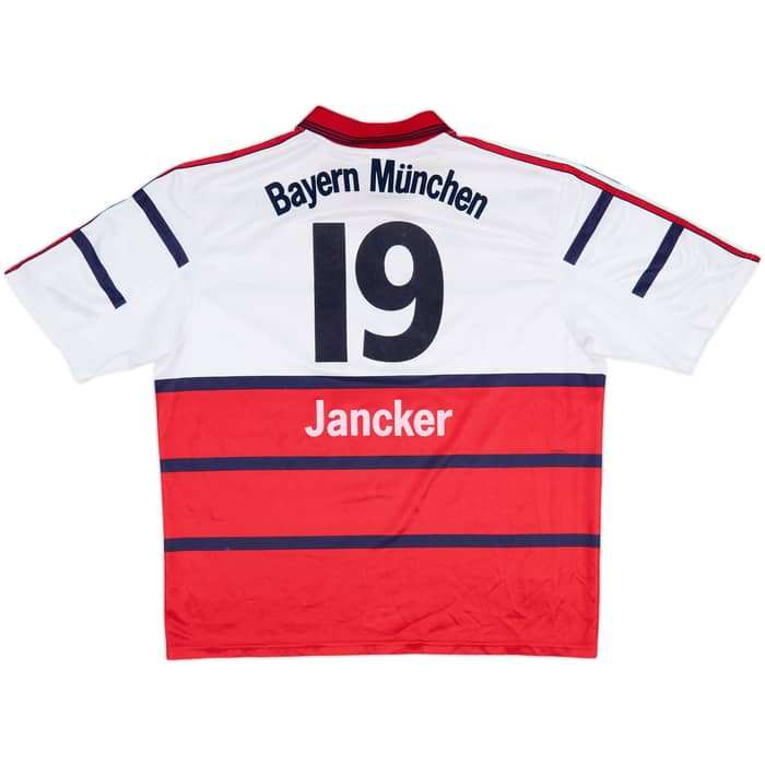 1998-00 Bayern Munich Away Shirt Jancker #19 - 7/10 - (XXL)