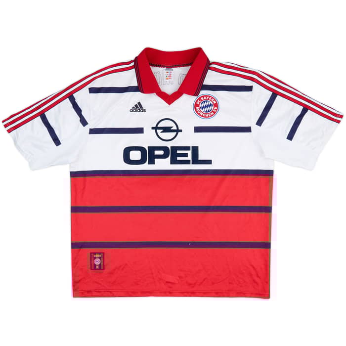 1998-00 Bayern Munich Away Shirt Jancker #19 - 7/10 - (XXL)