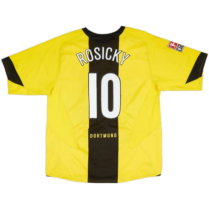 2005-06 Borussia Dortmund Home Shirt Rosicky #10 - 4/10 - (XL)