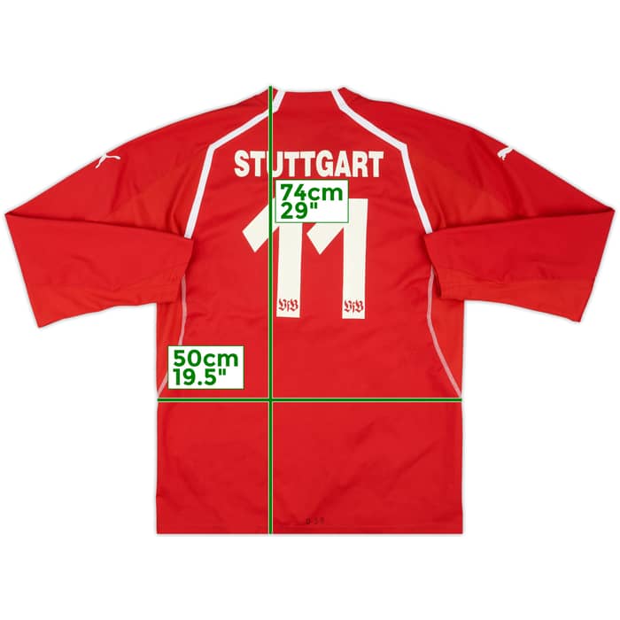 2004-05 Stuttgart Match Issue Away L/S Shirt #11