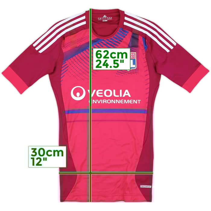 2011-12 Lyon Player Issue TechFit Third Shirt - 8/10 - (S)