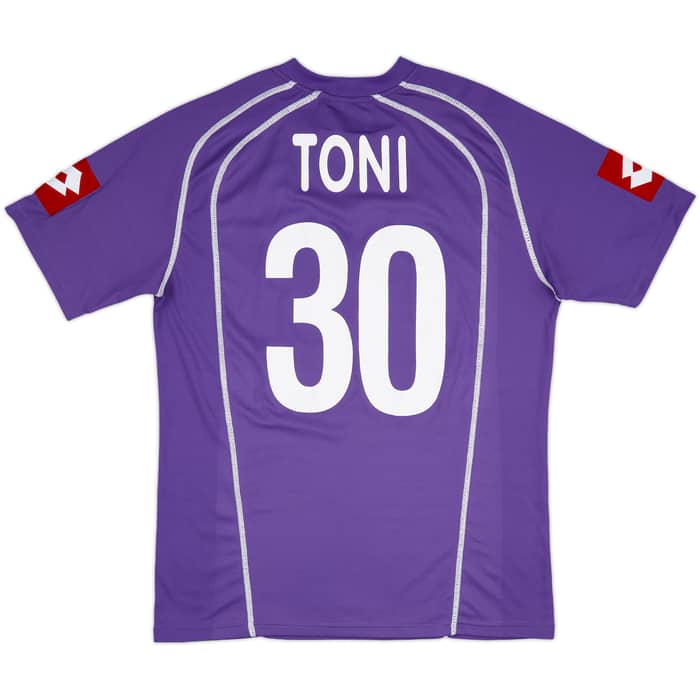 2005-07 Fiorentina Home Shirt Toni #30 - 7/10 - (XL)