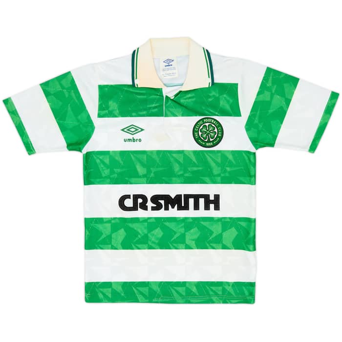 1989-91 Celtic Home Full Kit - 6/10 - (S.Boys)